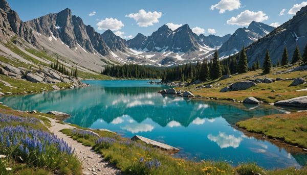 Lacs d'altitude et panoramas de randonnée
