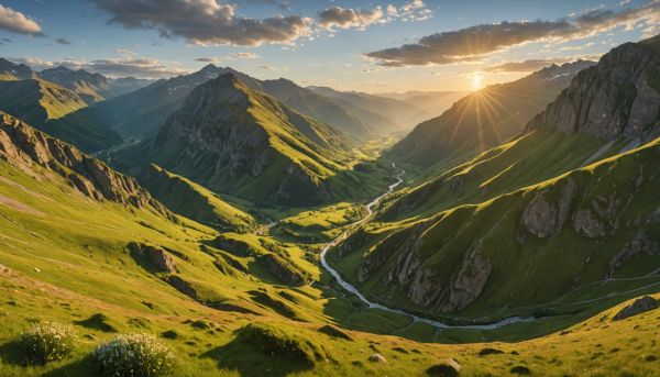 Vallées verdoyantes et géologie pyrénéenne