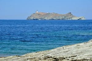 bord de mer près du camping corse