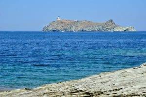 bord de mer près du camping corse